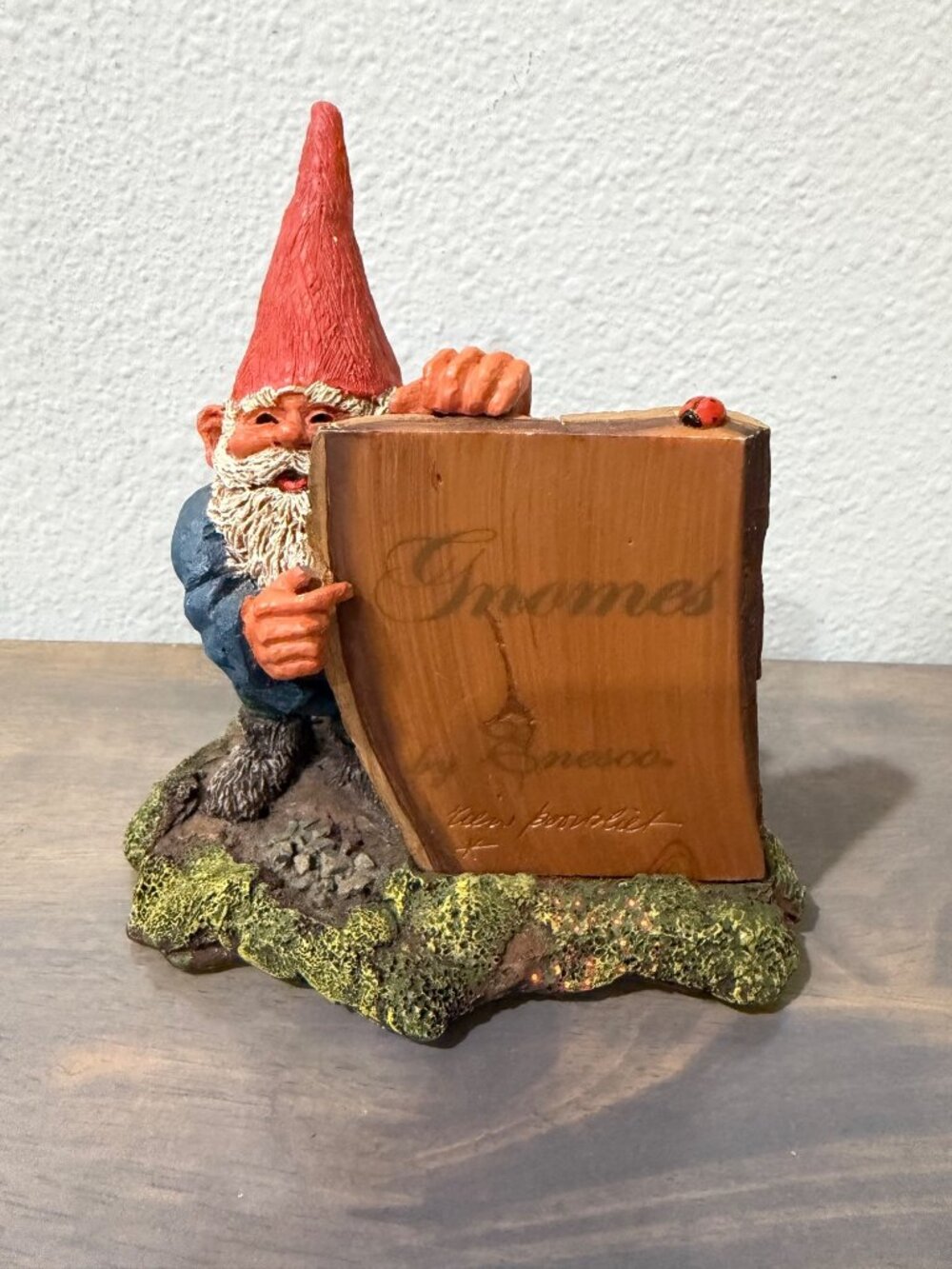 Klaus Wickl Moses 5.5" Enesco Gnome Figurine Vintage 1993